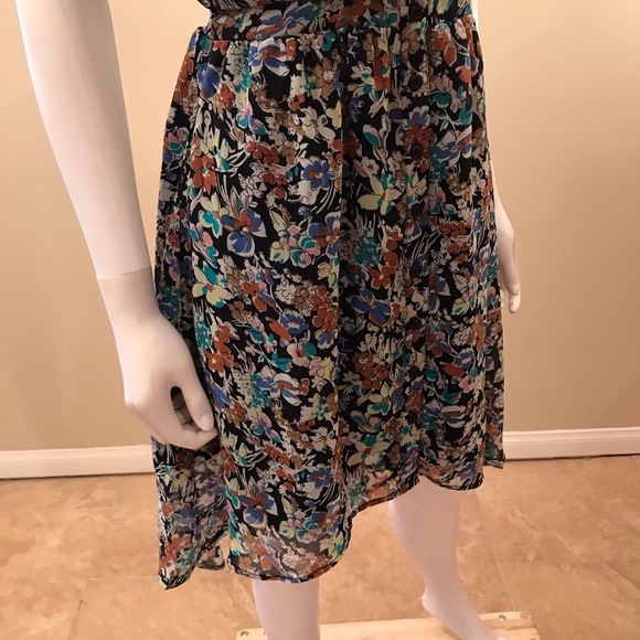 Cotton On Sleeveless Floral Dress High Low Hemline - Picture 4 of 15